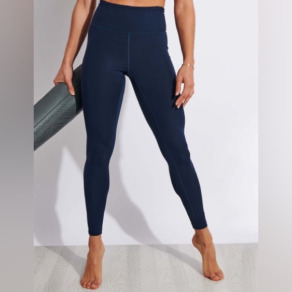 girlfriend collective Pants - NWOT Girlfriend Collective Blue High-Waisted Leggings Yoga Pants Size: Small